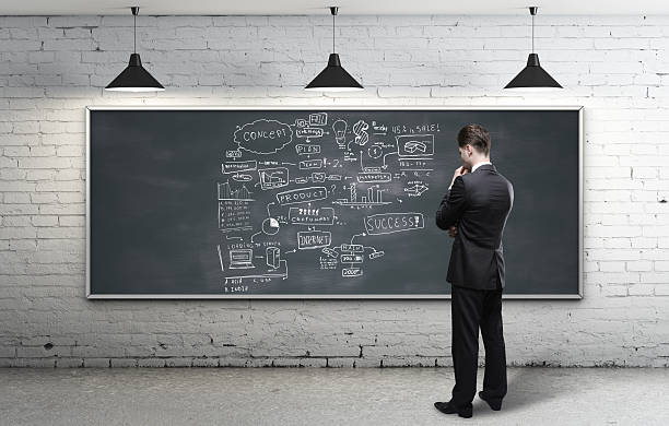 istock businessman looking at business strategy 180958282