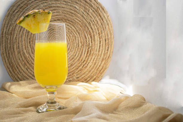 istock vacation concept with pineapple juice 1809594202