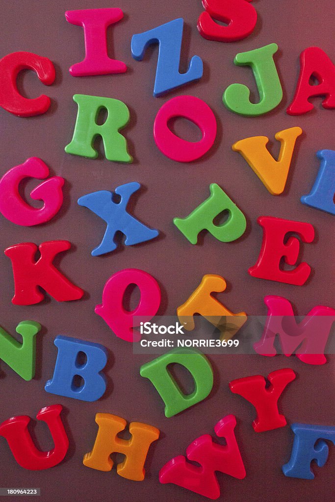 Magnetic letras - Foto de stock de Geladeira royalty-free