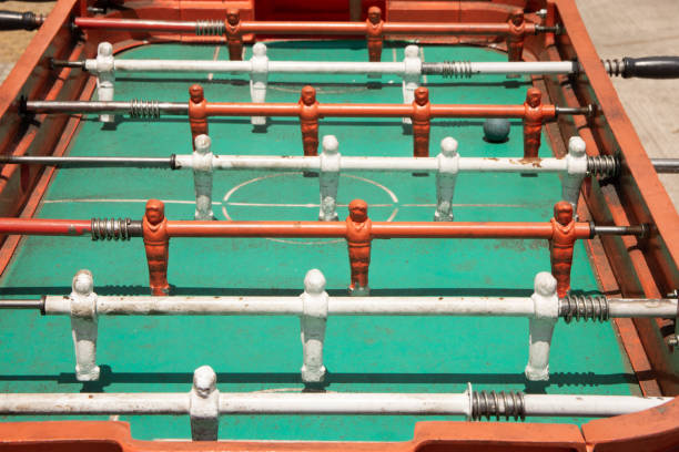 istock foosball game in amusement hall 1809686009