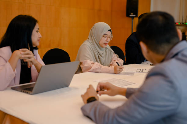 istock Business people in meeting room 1809687662