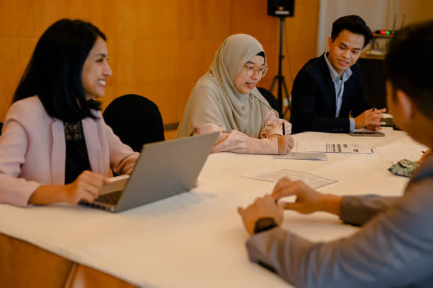 istock Business people in meeting room 1809687665