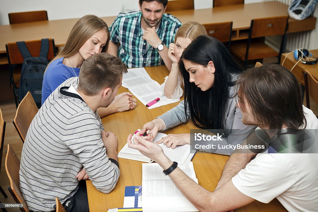 studying together group of student studying together Adult Stock Photo