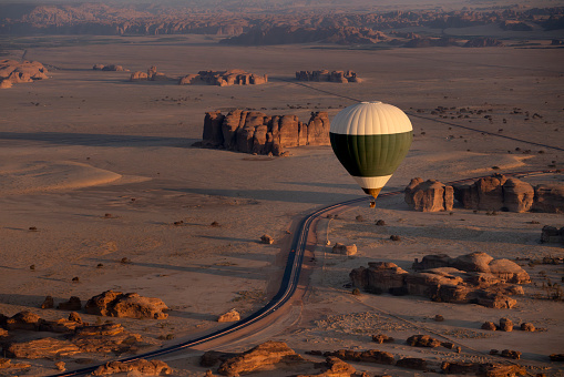 Hot Air Balloon Mada'in Saleh Al Ula, Saudi Arabia