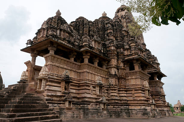 istock Hindu erotic temple in Khajuraho, India 180975366