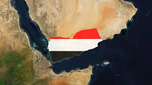 yemen - explorer: country identification maps стоковое видео - satellite view topography aerial view mid air стоковые фото и изображения