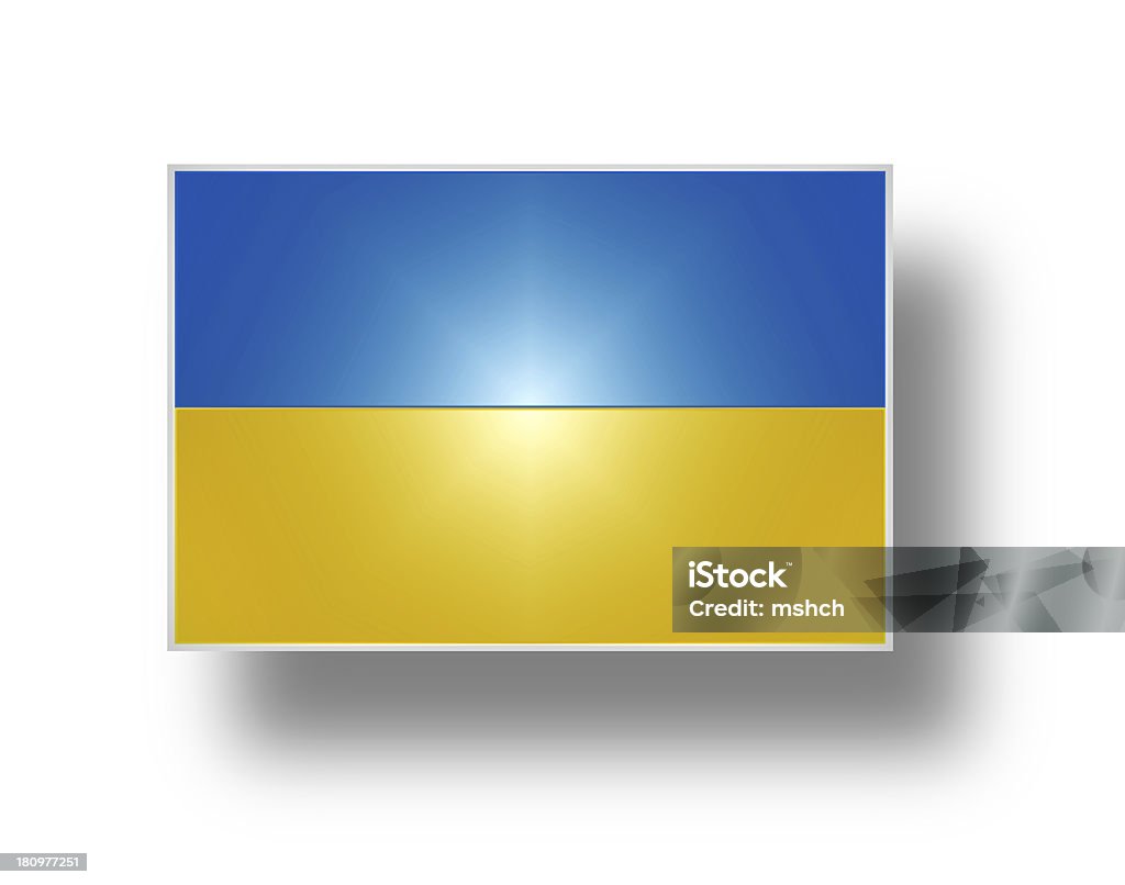 Flaga Ukrainy (stylizowane I). - Zbiór zdjęć royalty-free (Autorytet)