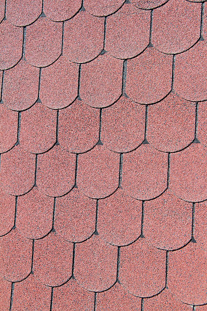 istock Seamless red clay roof tiles 180977406