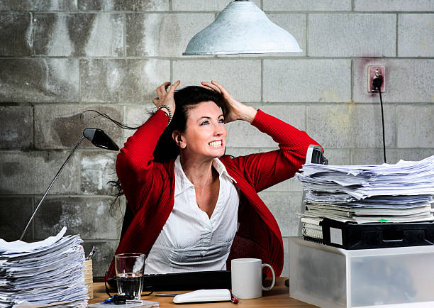 istock Furious business woman 180978643