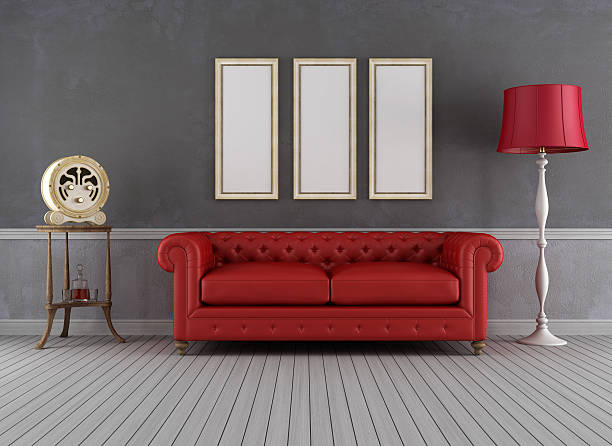 istock Vintage living room 180983332
