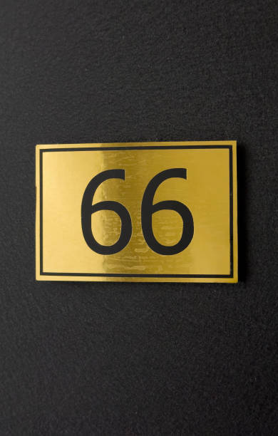 istock The entrance marked with the number 66. 1809835501