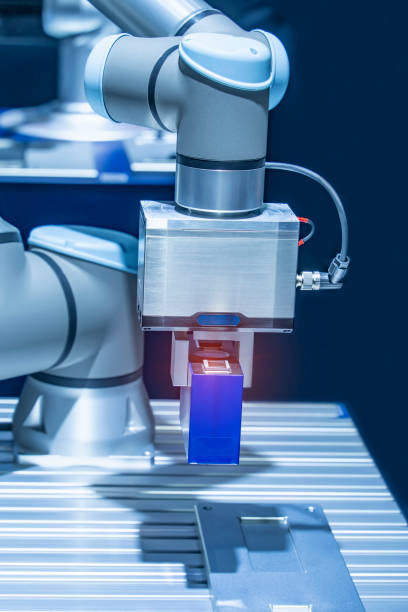 istock artificial intelligence machine at industrial manufacture of lithium battery 1809848236
