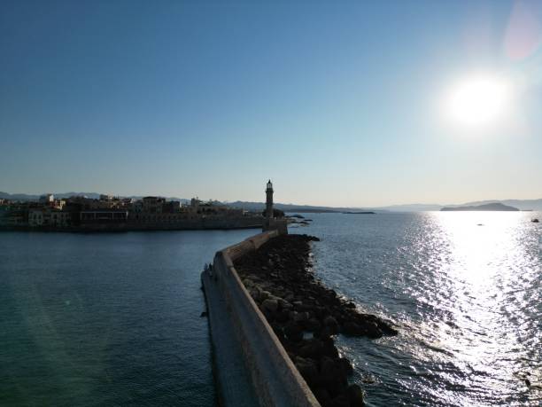 istock Lighthouse of Chania 1809937368