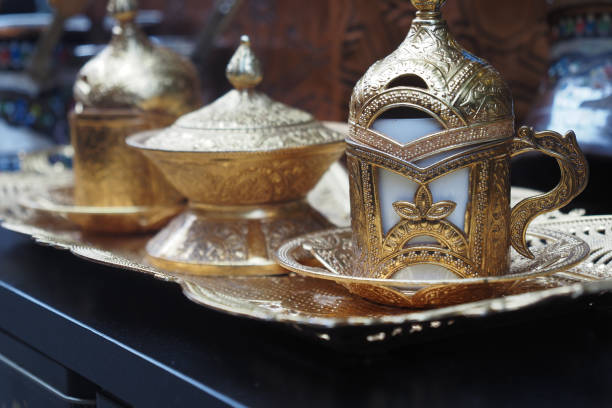 istock a cup of turkish coffee on table 1809953002