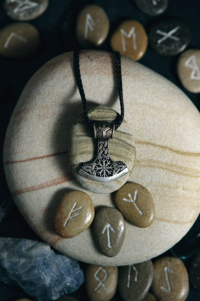istock silver runic talisman hammer of thor 1809979141