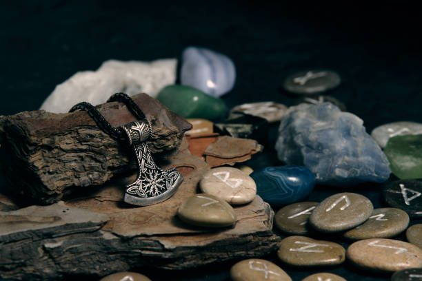 istock silver runic talisman hammer of thor 1809980774