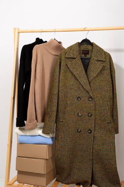 istock Sweater coats and boxes for store delivery 1809996011