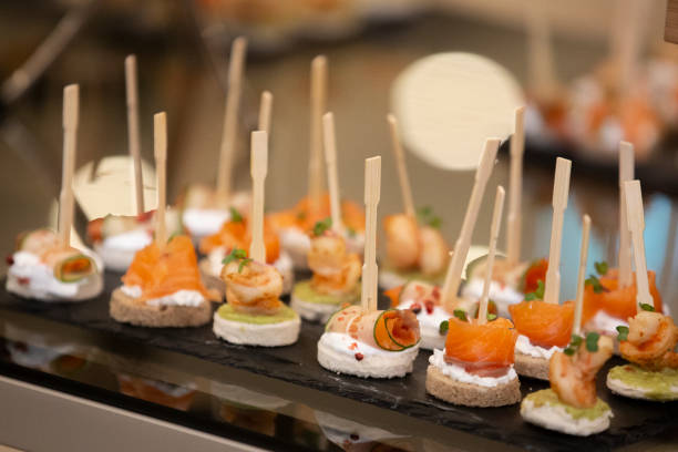 istock Delicious canapes as event dish 1809998865