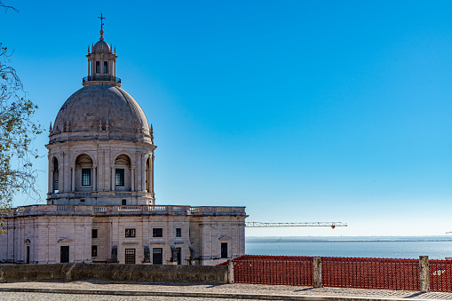 Panteão Nacional - Santa Engracia National Pantheon in Lisbon, Portugal.