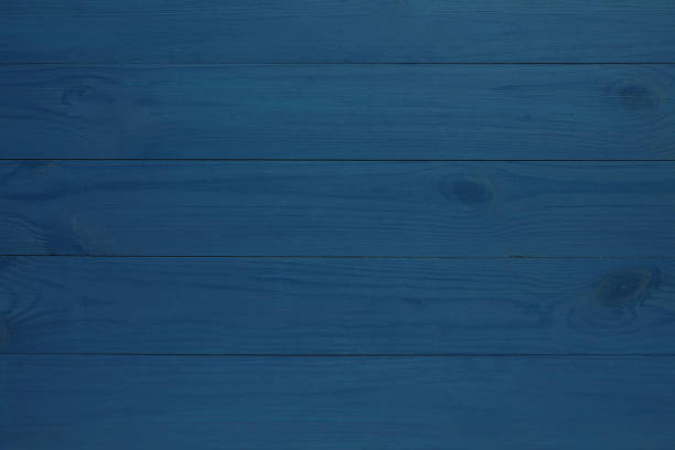 istock Texture of blue wooden surface as background, top view 1810054429