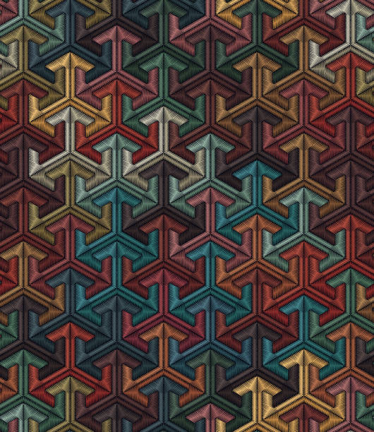 Interlocking Arrow Pattern 240+ Interlocking Arrows Stock Illustrations, Royalty-Free Vector ...