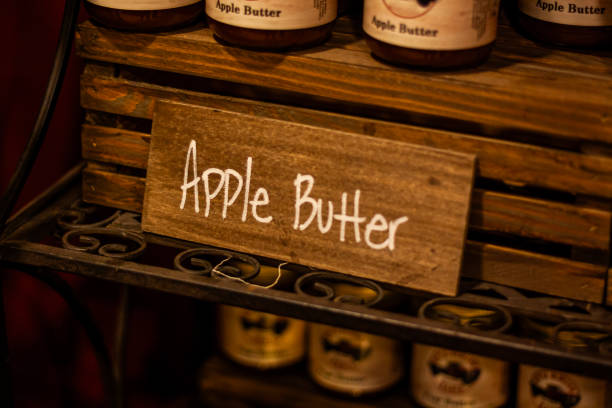 istock Handwritten apple butter sign 1810085683