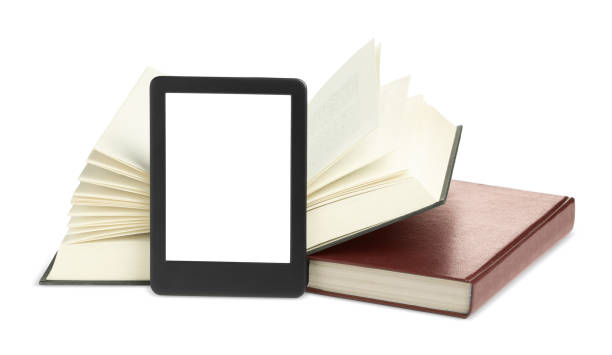 istock Hardcover books and modern e-book isolated on white 1810101768