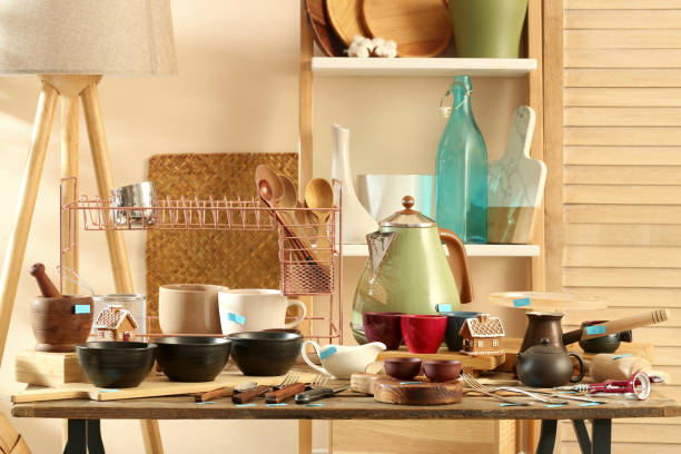 istock Many different cooking utensils in room. Garage sale 1810120477