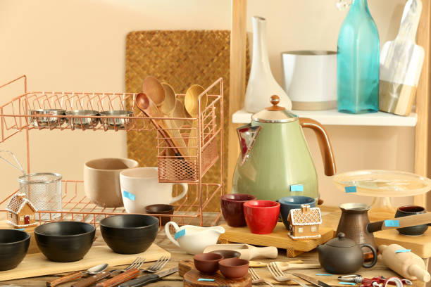 istock Many different cooking utensils in room. Garage sale 1810120479