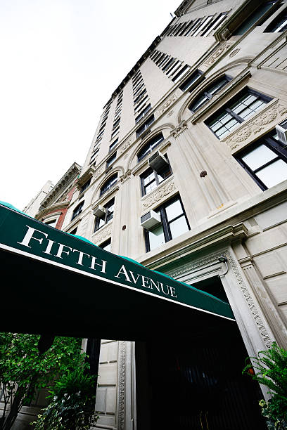 istock 5th avenue NYC building entrance 181045829