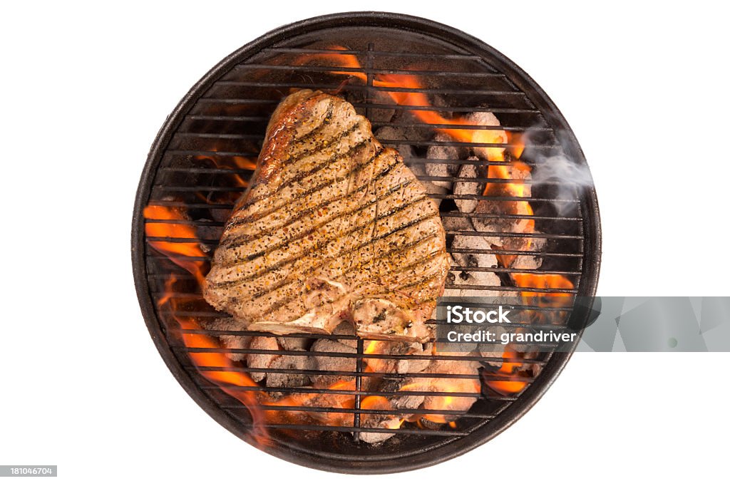 T-Bone Steak - Foto de stock de Barbacoa - Comida libre de derechos