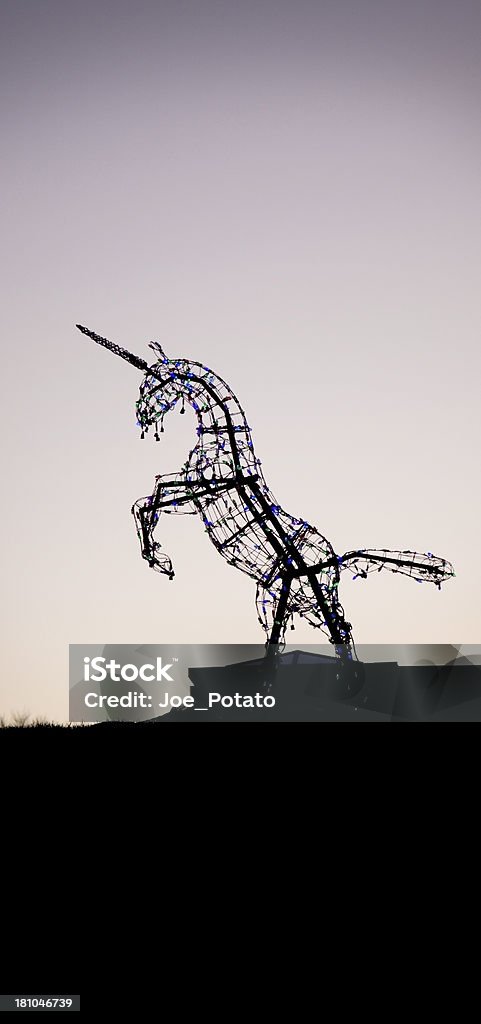 Holiday unicornio - Foto de stock de Unicornio libre de derechos