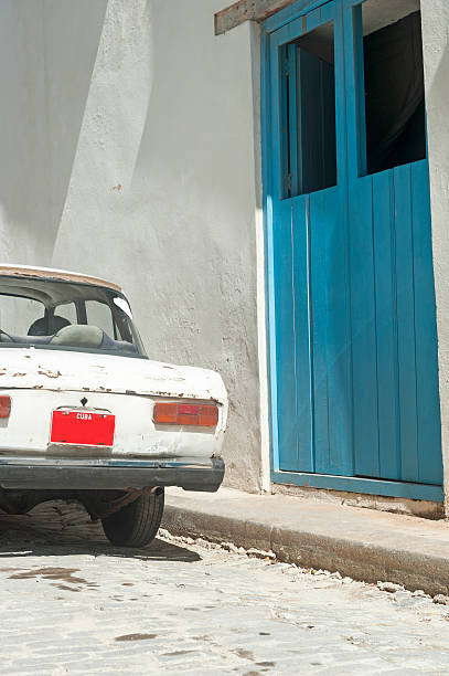istock old american car in Havana, Cuba 181046751