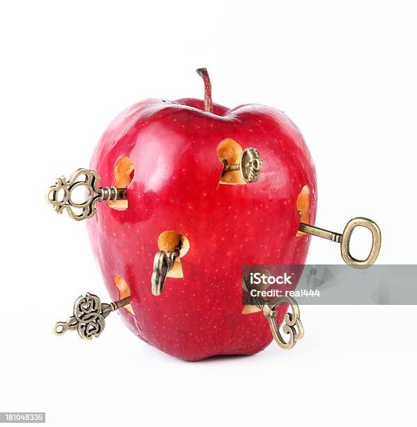 Apple Und Schlüssel Stockfoto und mehr Bilder von Apfel - Apfel, Schlüssel, Alt