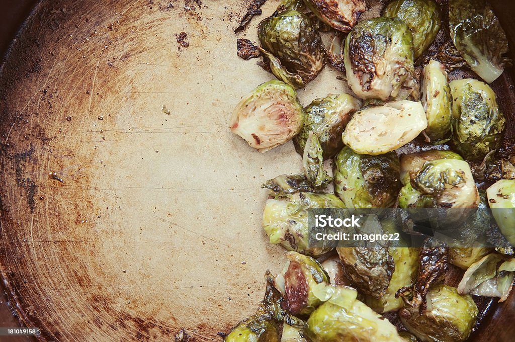 Arrosto Cavolini di Bruxelles - Foto stock royalty-free di Alimentazione sana