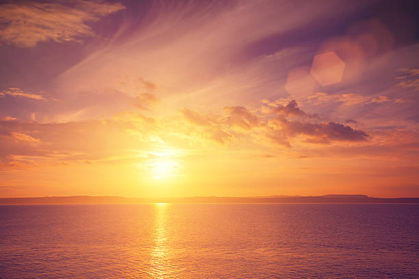 Sunset at the sea