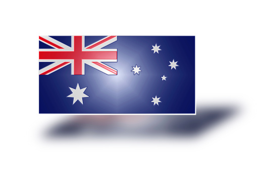 Jigsaw puzzle pieces textured with United Kingdom and Japanese flags on white. Horizontal composition with copy space. Clipping path is included.