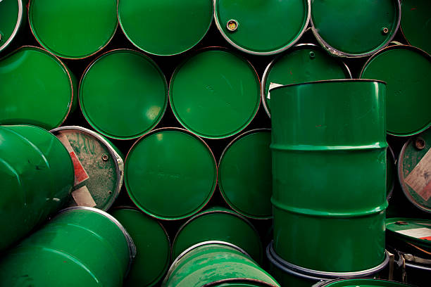 istock Industrial - Chemical Drums 181050083