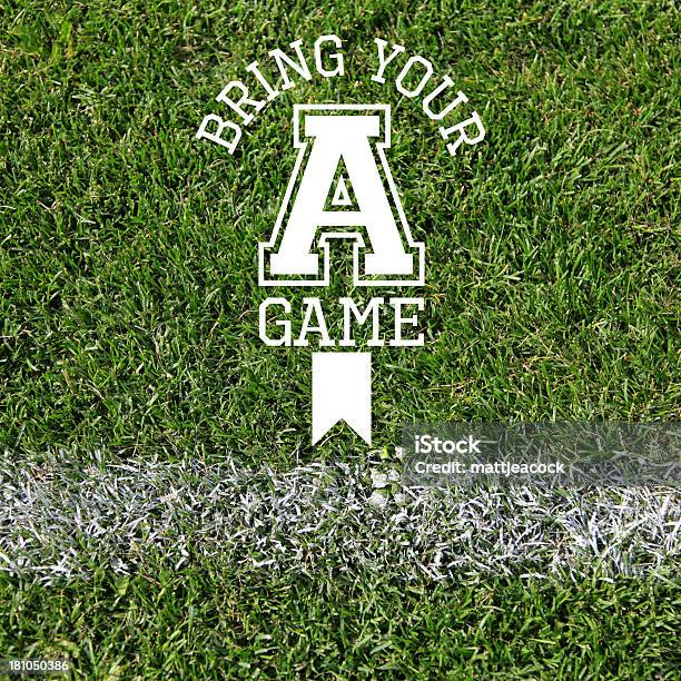 Bring Your A Game Stock Photo - Download Image Now - American Football - Ball, American Football - Sport, American Football Field