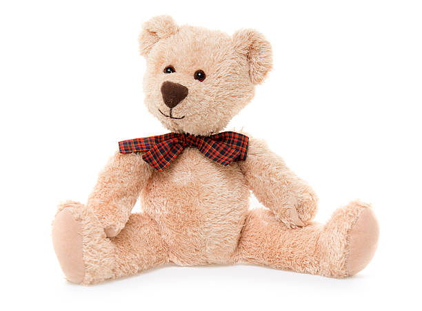 istock CuteTeddy Bear Toy Sitting, Isolated on White 181050783