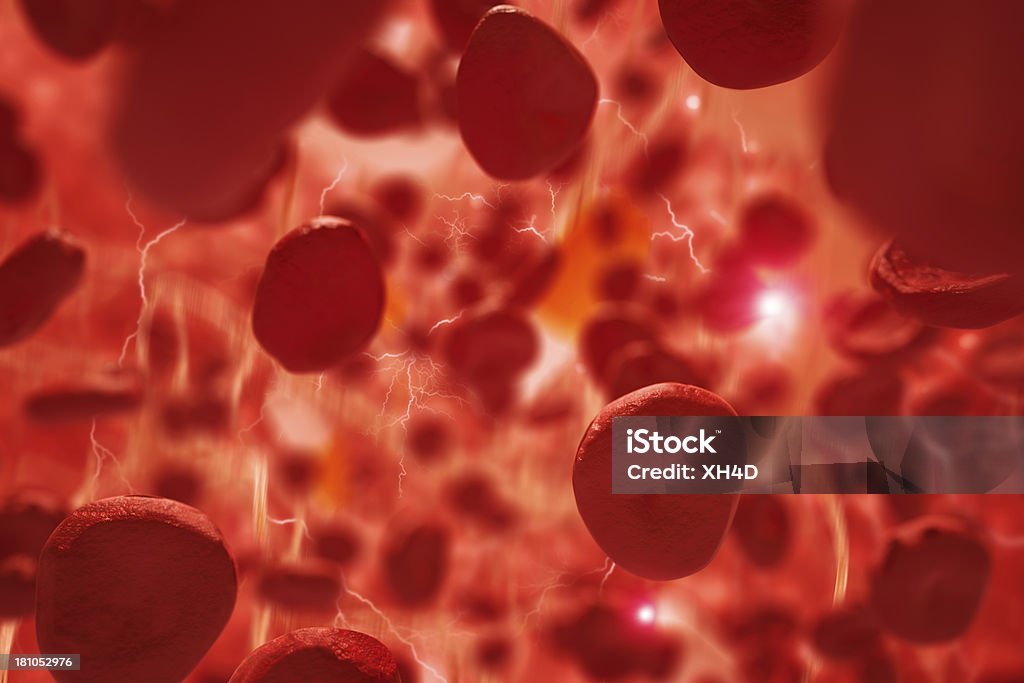 Glóbulos rojos (Red blood cells) - Foto de stock de ADN libre de derechos