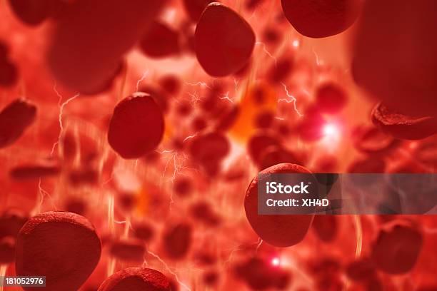 Glóbulos Rojos Foto de stock y más banco de imágenes de ADN - ADN, Cuerpo humano, Célula sanguínea