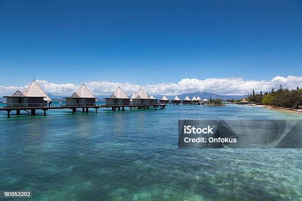 Tropisches Paradies Luxuriöse Bungalow Über Dem Wasserresort Stockfoto und mehr Bilder von Neukaledonien