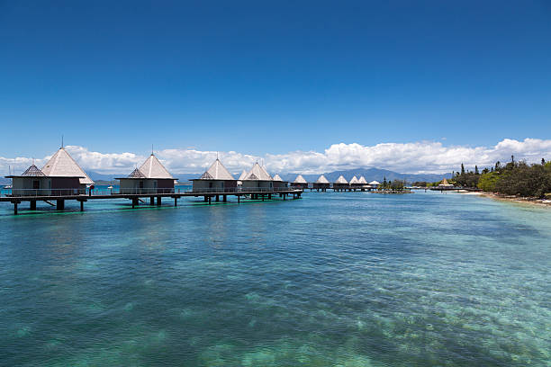 istock Tropical Paradise Luxury Over Water Bungalow Resort 181053202