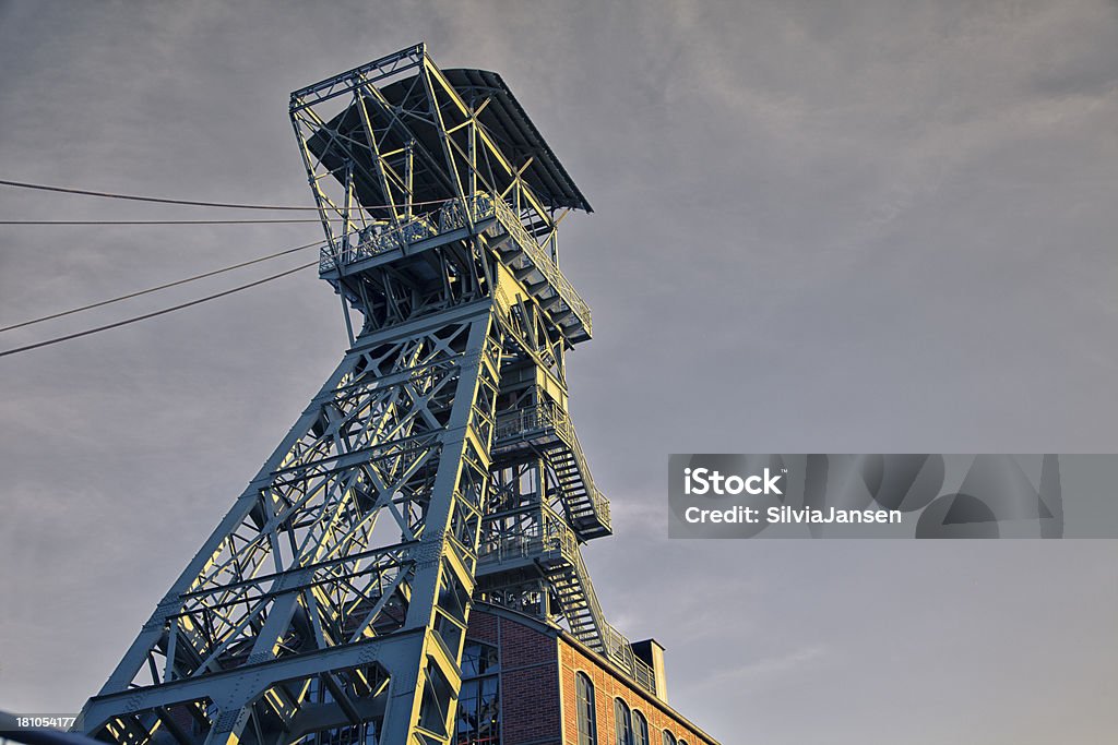 석탄 광산 권양탑 - 로열티 프리 도르트문트시 스톡 사진