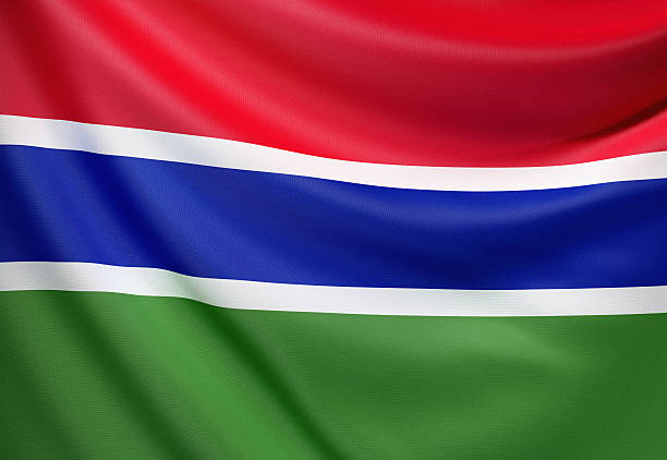 Flag of the Republic of the Gambia.