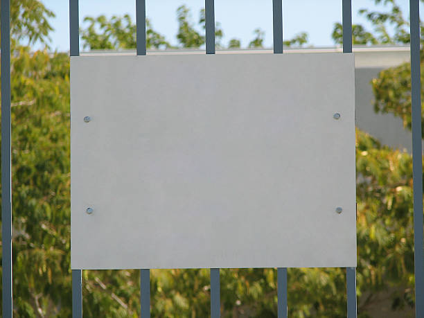 Blank Sign stock photo