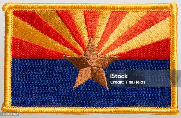 Flag Patch Stock Photo - Download Image Now - Embroidery, Identity, No People