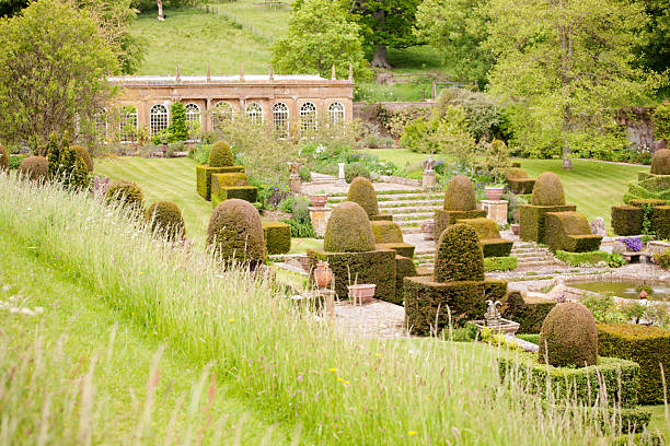 istock Orangery and topiary garden 181056726