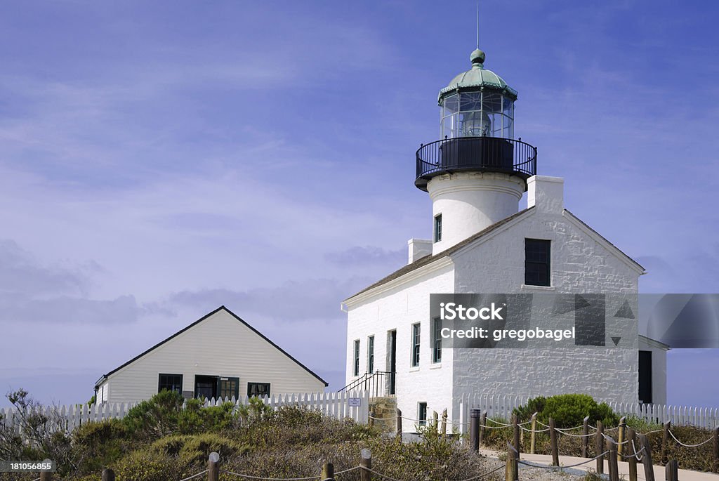 Faro de Old Point Loma en San Diego, California - Foto de stock de Aire libre libre de derechos